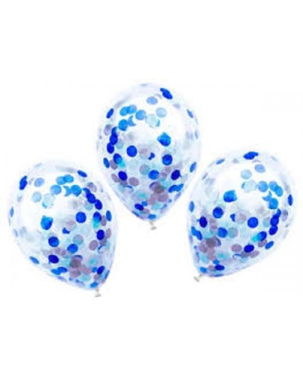 Баллон с прозрачными цветами. блеск