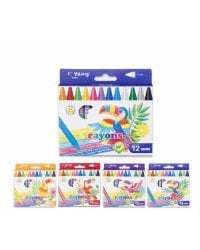 Восковые мелки 12 цветов