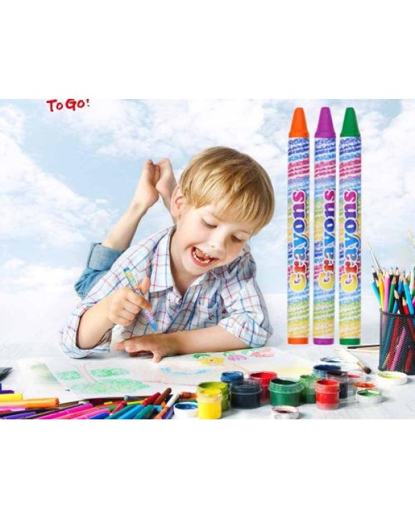 Восковые мелки 12 цветов