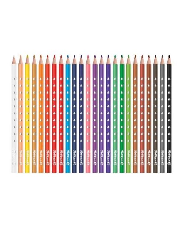 Карандаши цветные  24 шт. - Pelikan Silverine