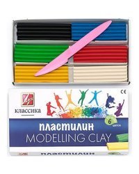 Пластилин ЛУЧ  (6  цветов)