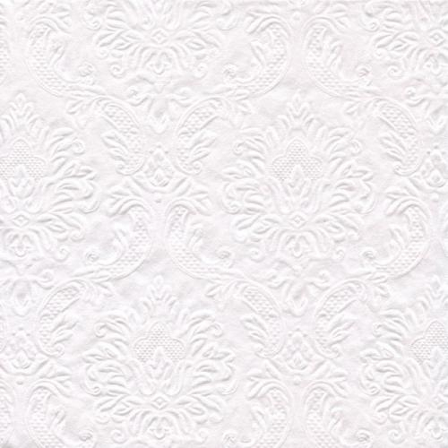 Салфетки 33/3/16 Рельефный белый / 11365350