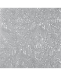 Салфетки 33x33 / 16 тисненые серебра