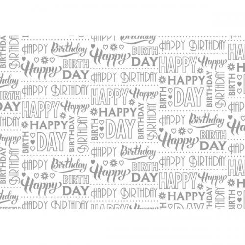 Подарочная бумага 2mx70cm Happy B-Day