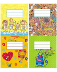 Тетрадь 12 листов в крупную клетку 