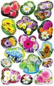 Наклейки - цветы смешивания