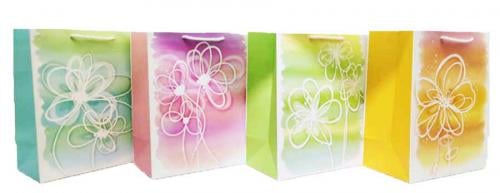 Мешок подарка цветок с блеском