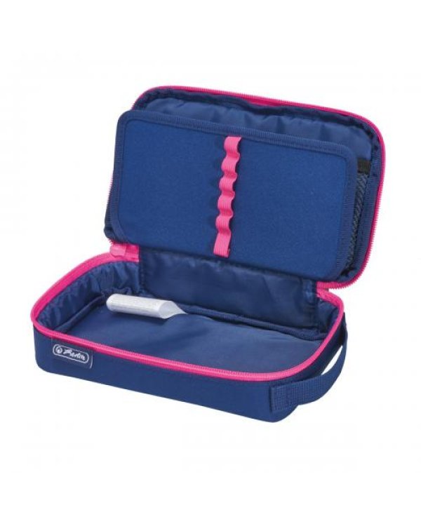пенал 2go синий / розовый