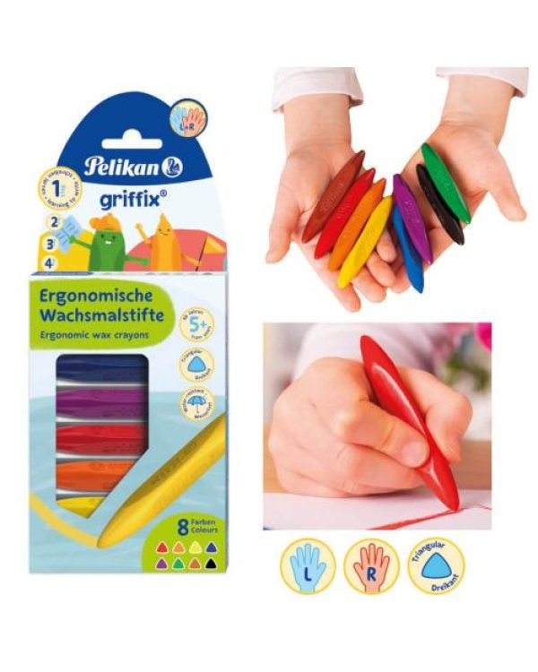 Krītiņi vaska Griffix  Pelikan