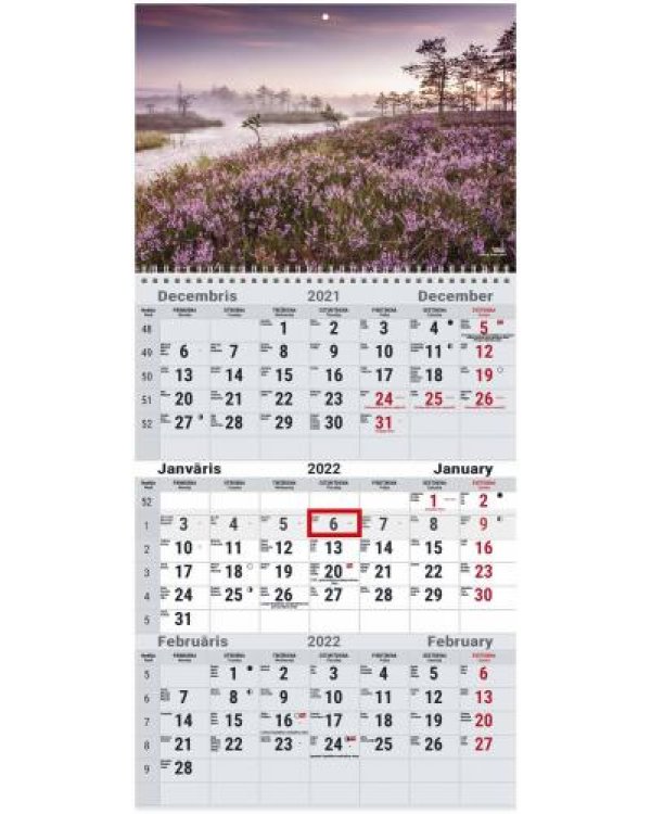 Sienas kalendārs OFFICE  2022