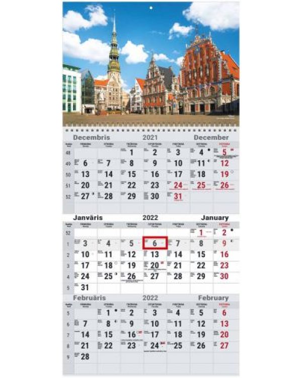Sienas kalendārs OFFICE  2022