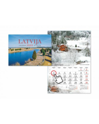Sienas kalendārs LATVIJA 2022