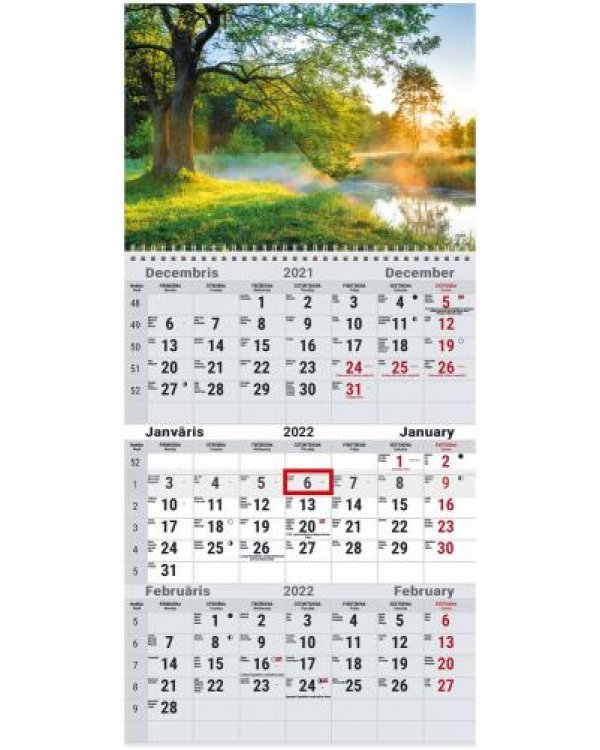 Sienas kalendārs OFFICE  2022