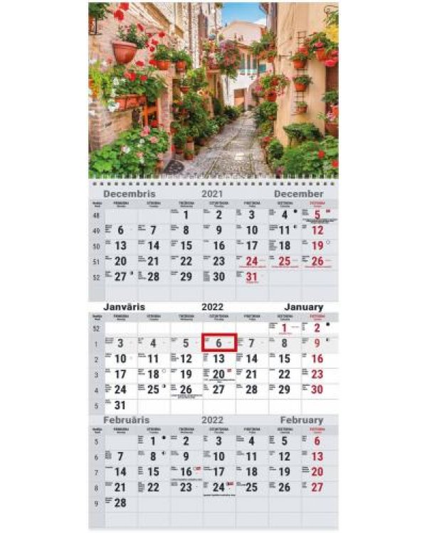 Sienas kalendārs OFFICE  2022