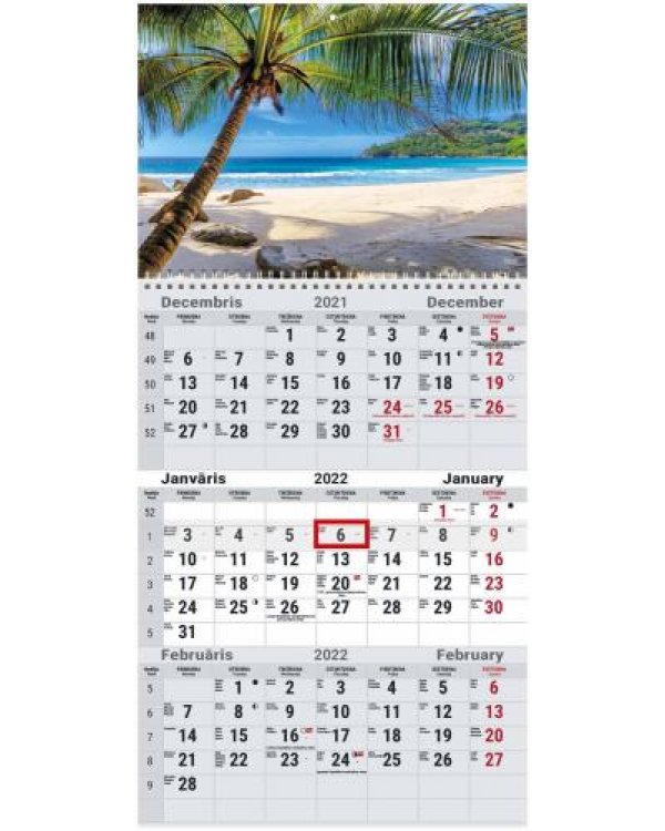 Sienas kalendārs OFFICE  2022