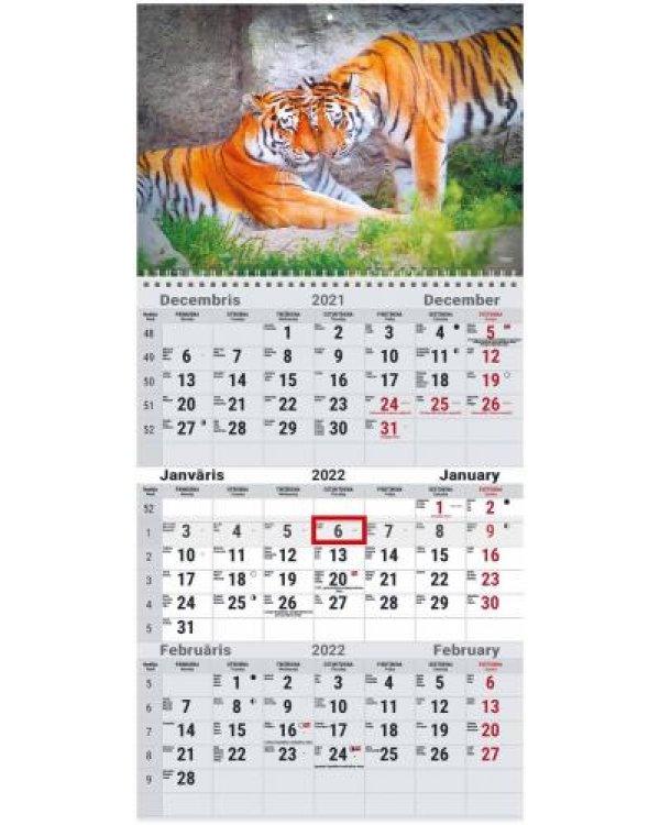 Sienas kalendārs OFFICE  2022