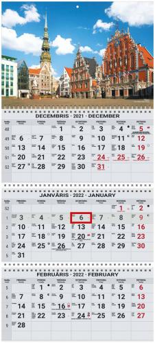 Sienas kalendārs OFFICE EXTRA 2022 Sienas kalendārs OFFICE EXTRA 2022