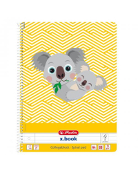 Spirāļbloks A4/80 līniju Koala