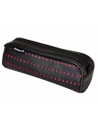 Penālis Lasercut melns/rozā