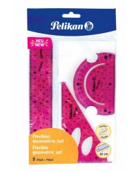 Lineālu kompl.flexible 3gab.