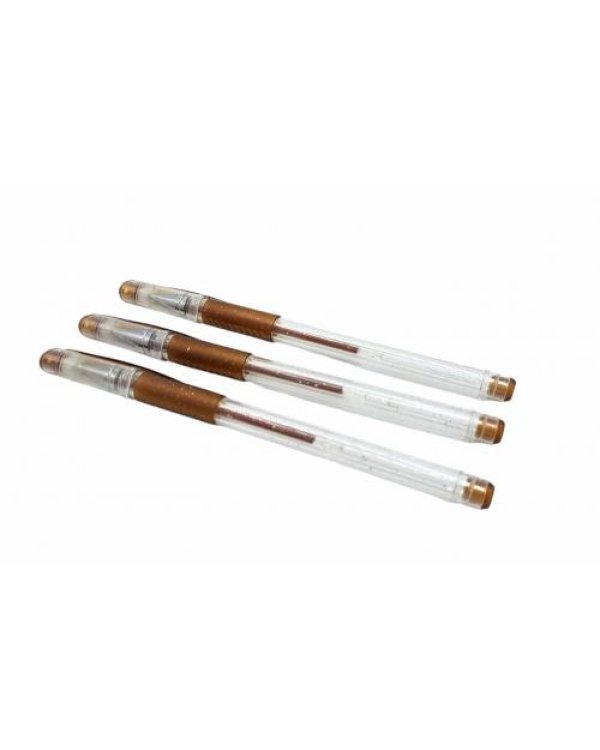Pildspalva 0.5mm gliter bronzas