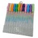 12 varavīksnes gradienta fluorescējošu gēlu pildspalvu komplekts 12 varavīksnes gradienta fluorescējošu gēlu pildspalvu komplekts