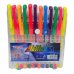 Gēla pildspalvas komplekts 12 krāsu neona Multicolor