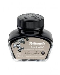 Tinte pudelītē Pelikan 30ml  melna