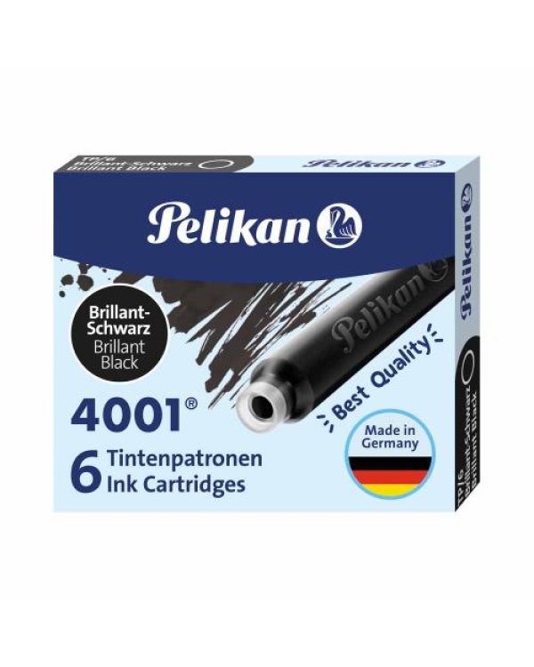 Tintes Kapsulas Pelikan 4001  6gab.