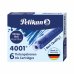 Tintes Kapsulas Pelikan 4001  6gab.