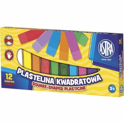 Plastilīns 12krāsu Astra 210g