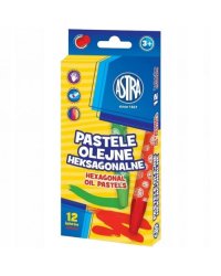 Eļļas krītiņi 12kr./ resnie seštūra Astra