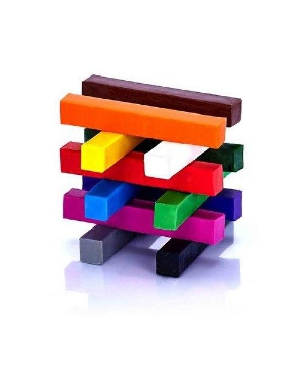 Plastilīns 12krāsu Astra 210g