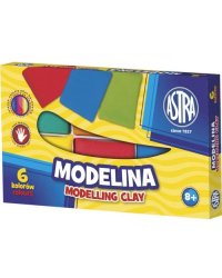 Modelējamais māls Astra 6 krāsu 160g