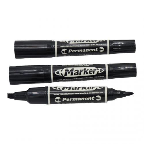 Marķieris divpusējs Permanent  OR-103  melns Orkey
