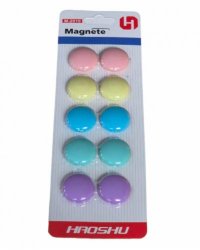 Magnēti tāfeļu 20mm 12gab Pastel