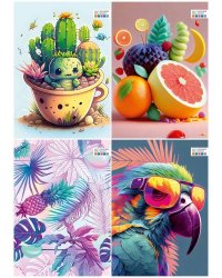 Klade A5/80lp rūtinu ar krāsainām lapām