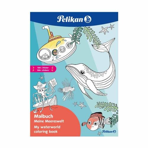 Krāsojamā grāmata ar uzlīmēm 48lp