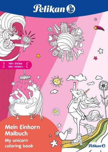 Krāsojamā grāmata ar uzlīmēm 48lp