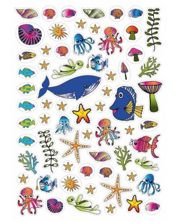 Krāsojamā grāmata ar uzlīmēm 48lp