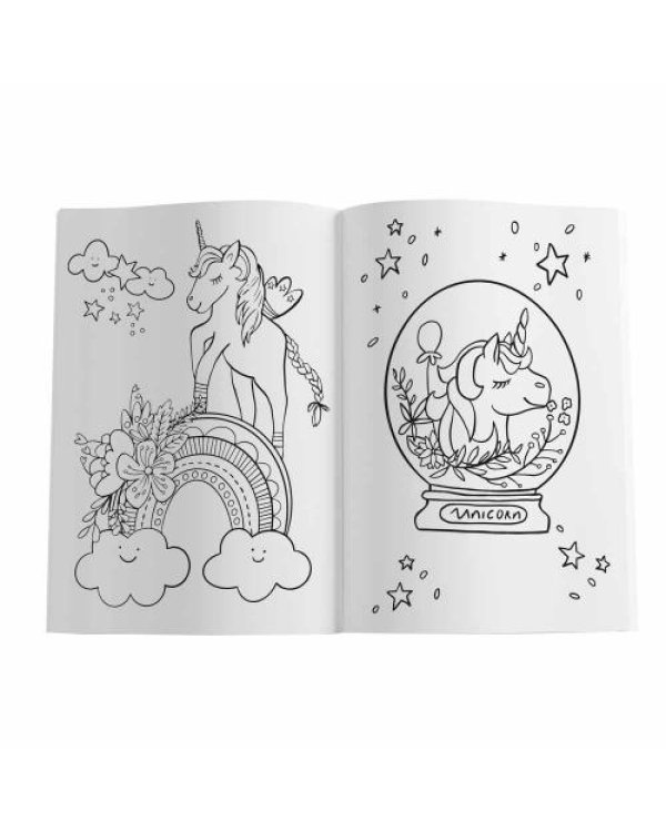 Krāsojamā grāmata ar uzlīmēm 48lp