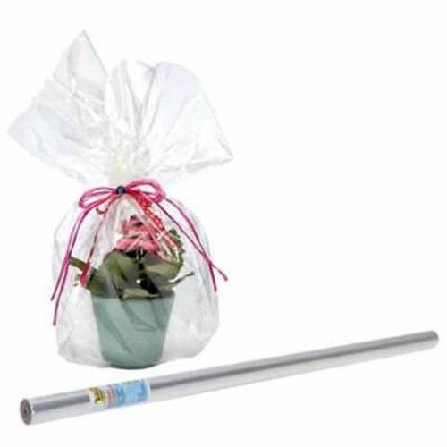 Dāvanu folija caurspīdīga 5m x 70cm  20my