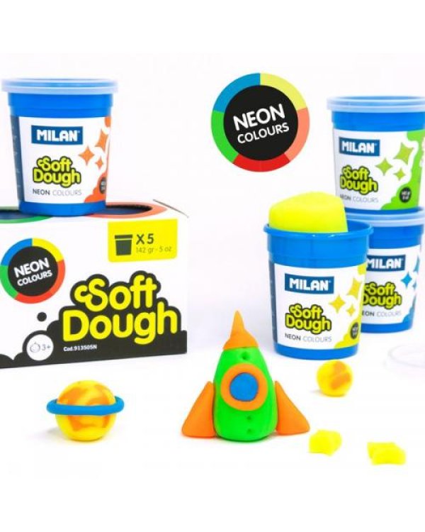 Plastilīns mīkstais Milan Soft Dought uz kviešu bāzes