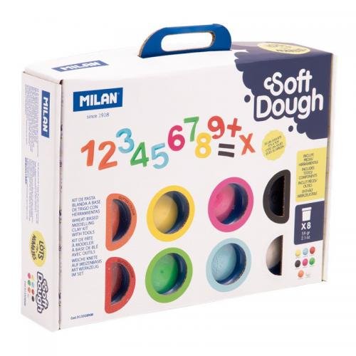 Platilīns Milan Soft Dought 5Lots of Number