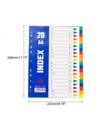 Atdalītāji 1-20 krāsains bez numuriem  AV