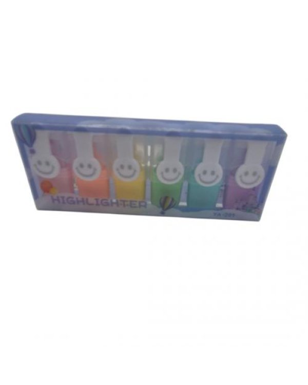 Teksta marķieru komplekts 6kr pastel