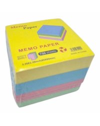 Papīra kubs krāsains 8,5x8,5/750 AV