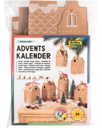Adventa kalendārs mājās no kartona