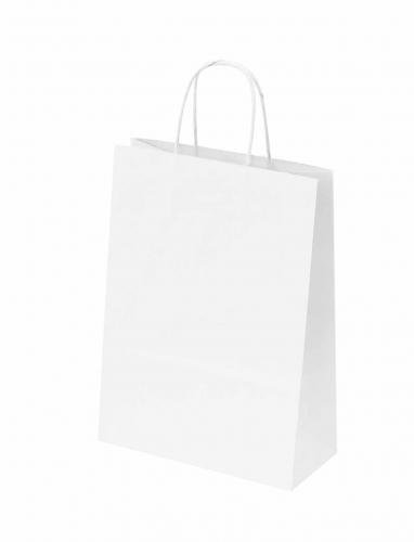 Kraftmaisiņš 22x10x31cm ar vītiem rokt. balts