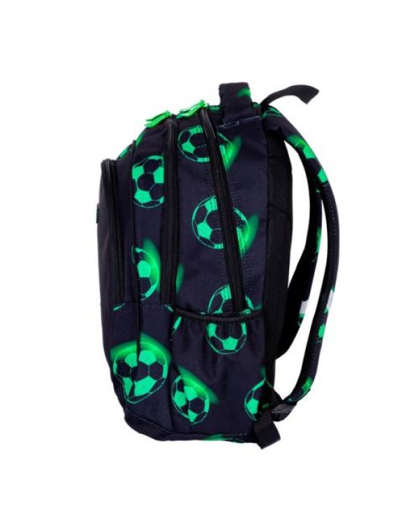 Mugursoma Neon Futbols 42x30x19cm 750grammi